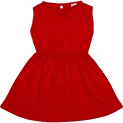 Red summer dress