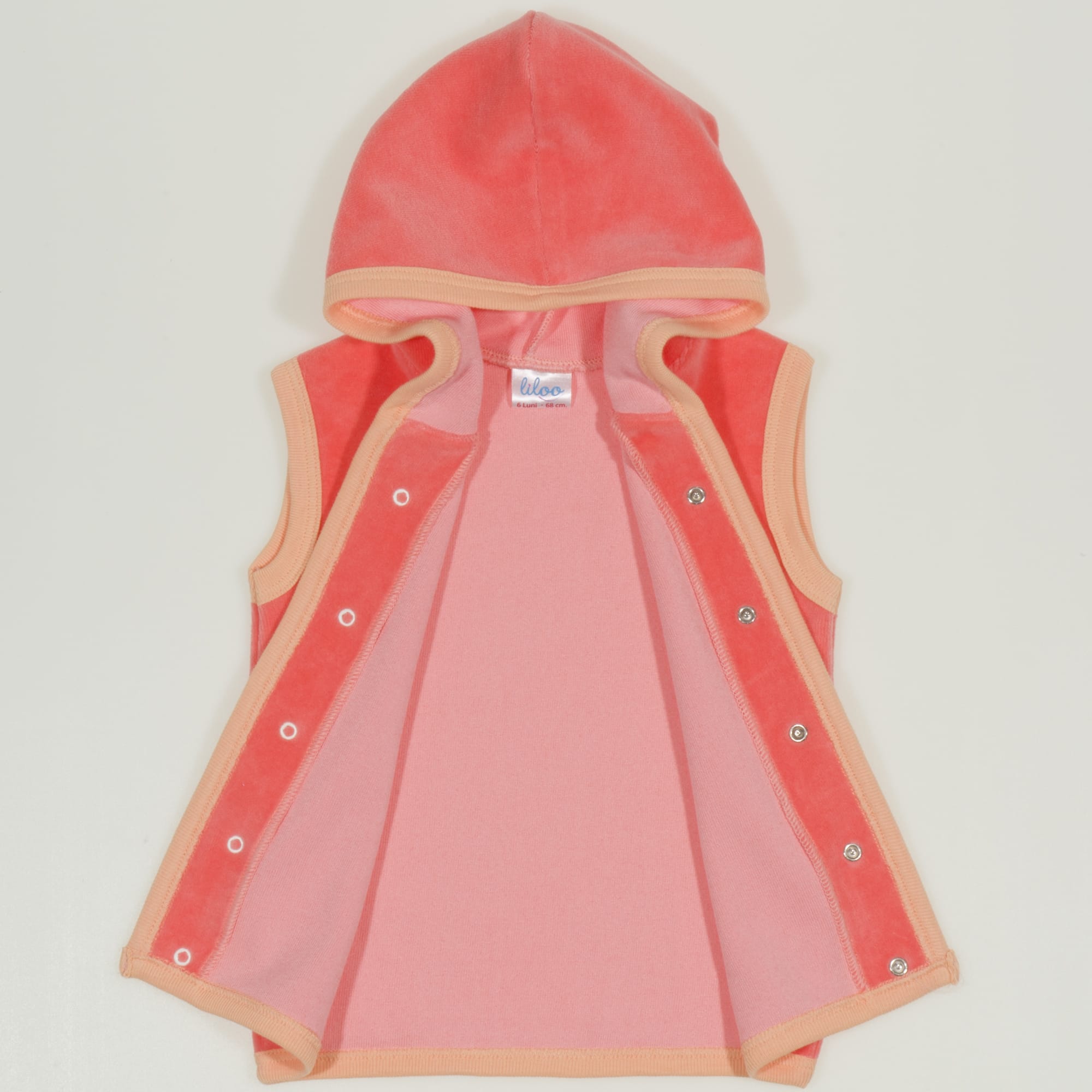 Peach Velour Vest At 14 99lei Liloo