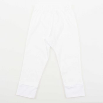 Pantaloni de casa alb uni| liloo